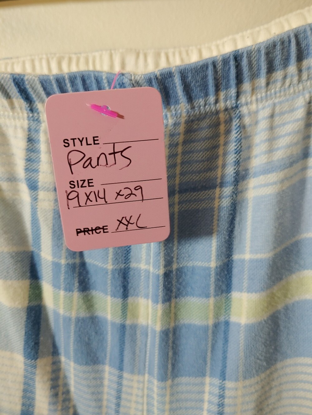 Beautiful Chaps XXL Blue And Green Plaid Long Sleeve Pajama Set - Picture 2 of 6